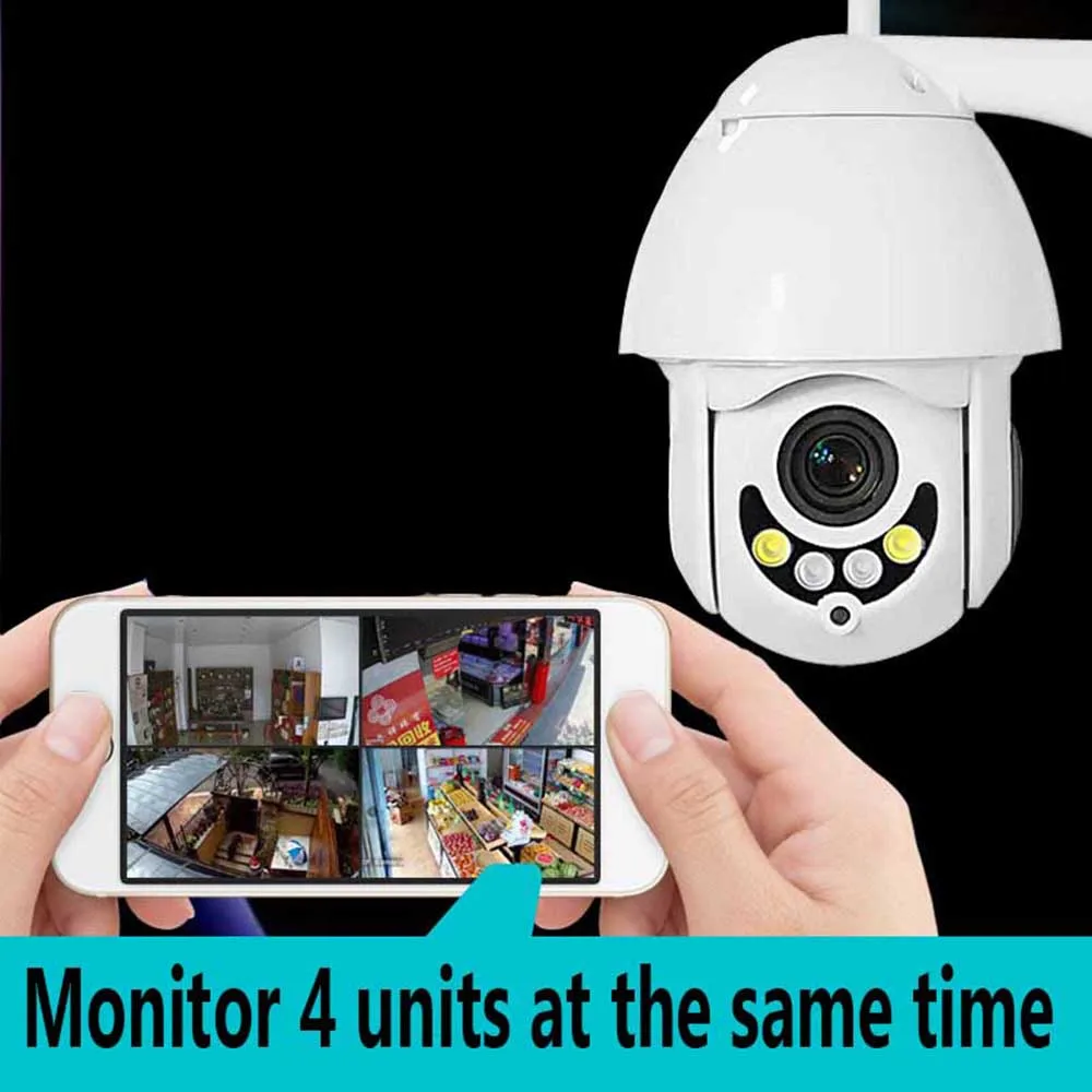 

Wireless Ball Machine Network Monitoring Camera Outdoor Waterproof Outdoor Remote Wifi Alarm ONVIF Zoom Full Color