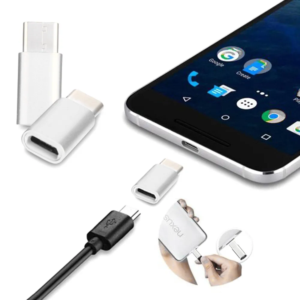 Мини Портативный 1 шт. USB-C тип-c к Micro USB данных зарядный адаптер конвертер для LG G5 для huawei P9/G9 Для Nexus 5X# H10