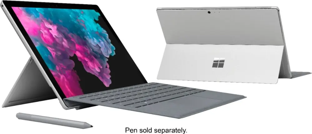 Microsoft Surface Pro 6 2-в-1 для ноутбука и планшета сгиба листов Intl i5 8G Оперативная память 128G SSD 12," PixelSense поддерживает множественные прикосновения Дисплей поддержки поверхности ручка