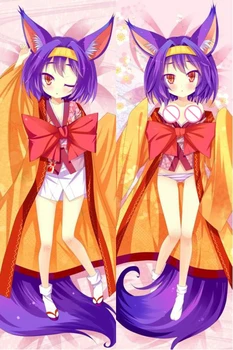 

October update Japanese Anime NO GAME NO LIFE sexy girl Hatsuse Izuna hugging Body pillowcase Dakimakura body pillow cover case