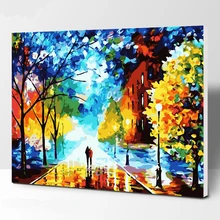 Натуральный мир DIY живопись по номерам расписанную маслом жизни комнатное домашнее настенное Декор цветы цветут произведение искусства