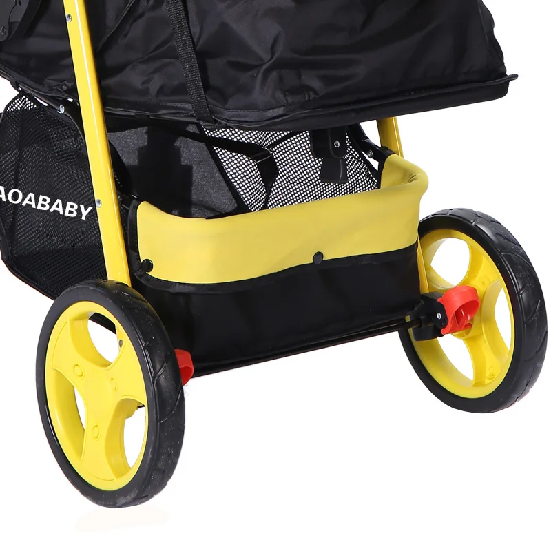 Мини легкая Маленькая детская прогулочная коляска переносная складная дорожная система коляска в виде машины самолет коляска может сидеть на плоской подошве лежа