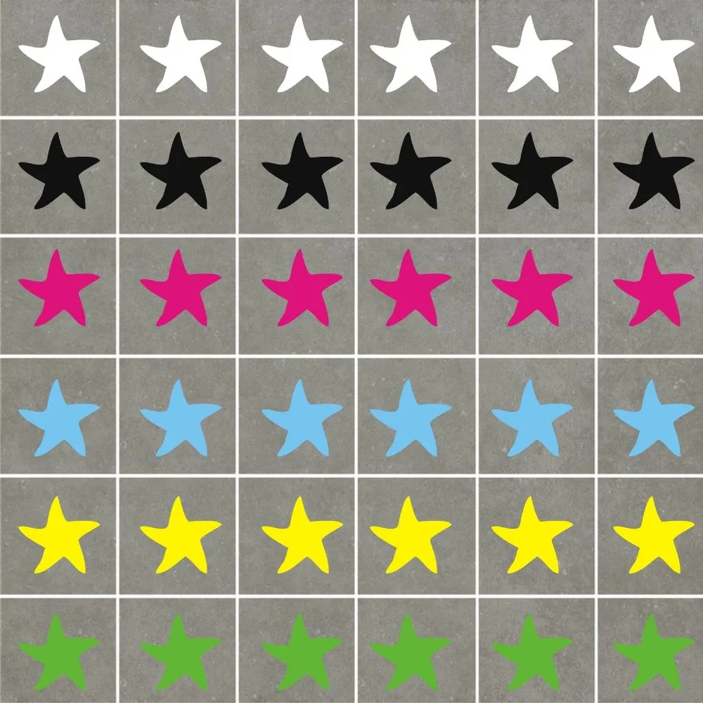 

STARFISH Wall Stickers Waterproof Vinyl Decals Wall Stickers For Kids Room Bathroom Home Decor Girl Bedroom Vinilos Paredes D746
