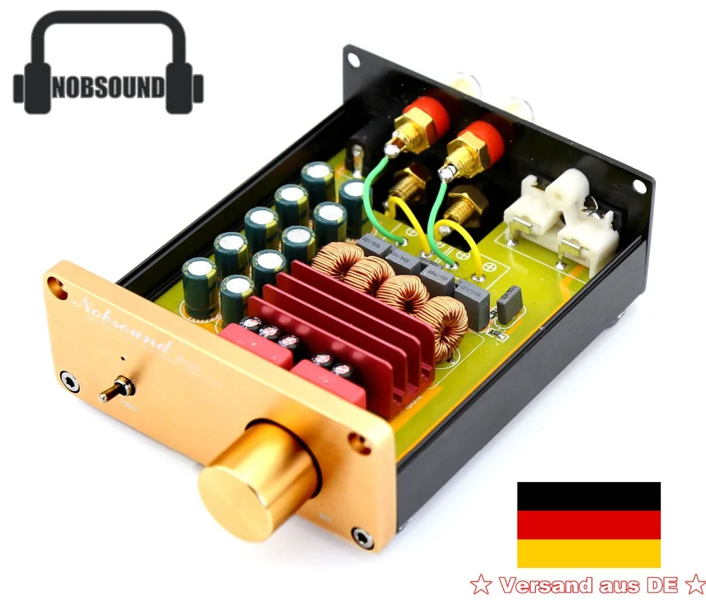 

Nobsound Mini HiFi 2.0 Channel TPA3116 Stereo Mini Digital Amplifier With EU Power Supply