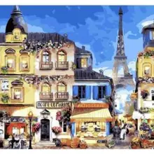 21049 Париж ночь-краска по комплекты номеров для взрослых DIY