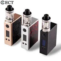 Оригинальный ect богатство x200tc поле mod VAPE Электронные сигареты Регулируемый 200 Вт электронных сигарет 6 мл распылитель форсунки электронных