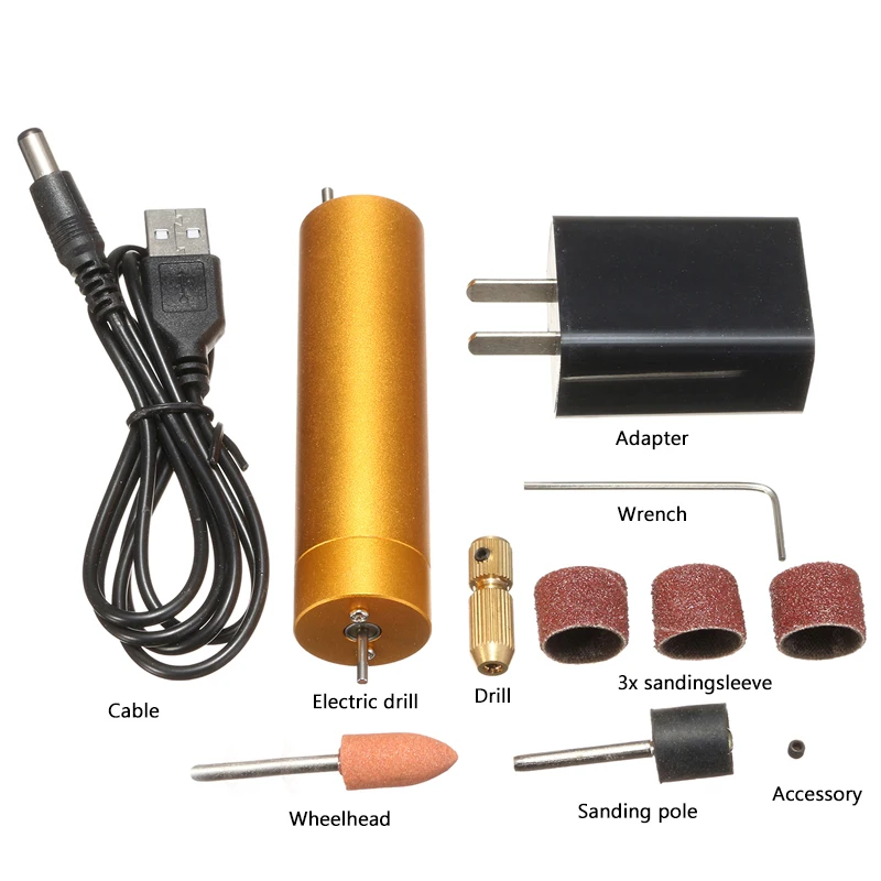 Mini Mill Hand Drill Drilling Polishing Cutting machine Electric Copper Drill