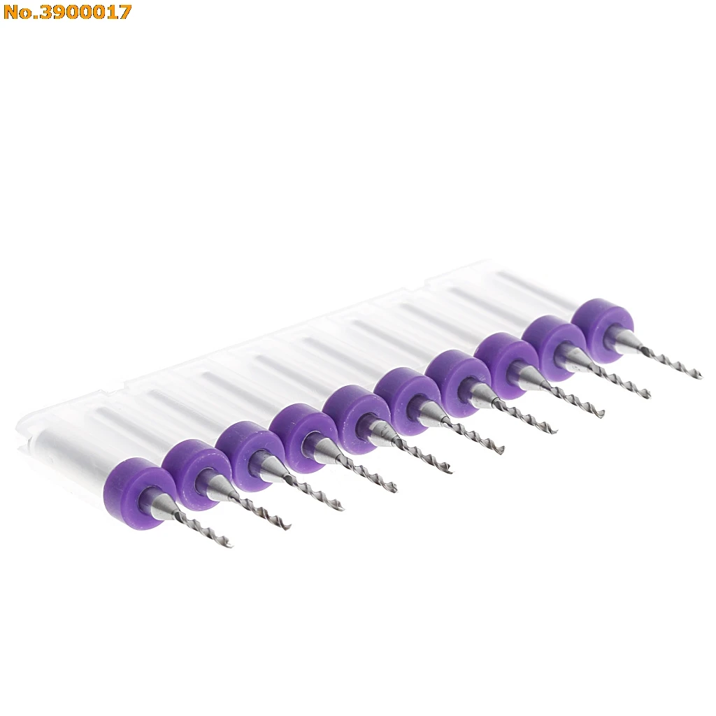 

10Pcs/set 1.2mm Carbide 3.175 Shank PCB Drill Bits CNC Drilling Set Woodworking Tools
