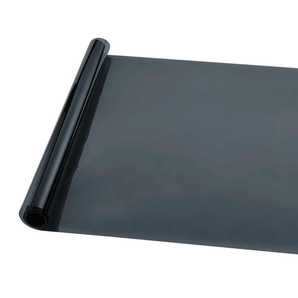 AUMOHALL 50*300 см VLT 5% Автомобильная Тонировочная пленка для защиты окон от солнца