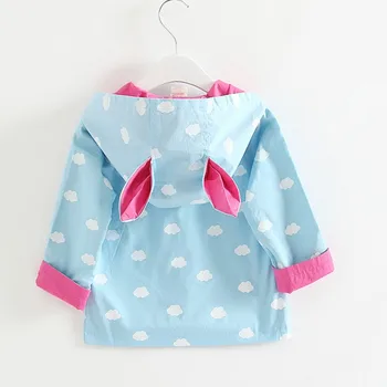 

New Baby Jas Girls Fashion Hooded Jackets Cappotto Bimbo Baby Clothes 7BBC014