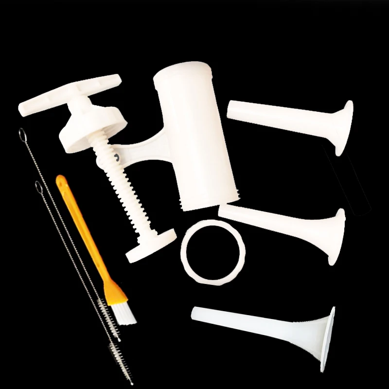 

Manual Plastic Meat Sausage Machine Filler Stuffers Sausage Salami Maker And Funnel Handmade Meat Sausage Stuffers Set