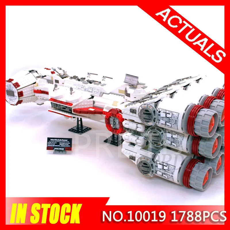 

10019 STAR Series The Tantive IV Blockade Runner legoinglys Educational STARWAS Building Blocks Bricks for Boy's DIY toy WARS