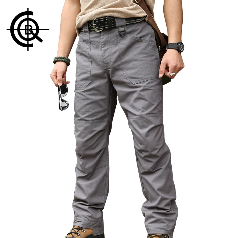New CQB Brand Outdoor Trousers Men Multi Pockets Camping Riding Hiking