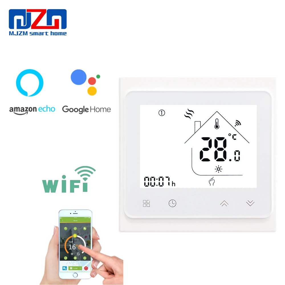 Умный Wi Fi термостат MJZM контроллер температуры для воды/электрического подогрева