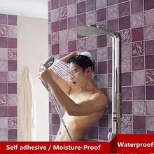 Modern Vinyl Wallpapers for Walls 3D Bathroom Wall Stickers PVC Mosaic Wall Flooring Kitchen Waterproof Tile Plastic Home Decor gray wood vinyl film waterproof tile flooring kitchen bathroom self adhesive flooring tile wall tile sticker