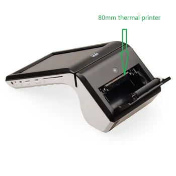 

Handheld pos terminal TS-7002 with 7" android tablet download google play store parking payment machine with 80mm printer