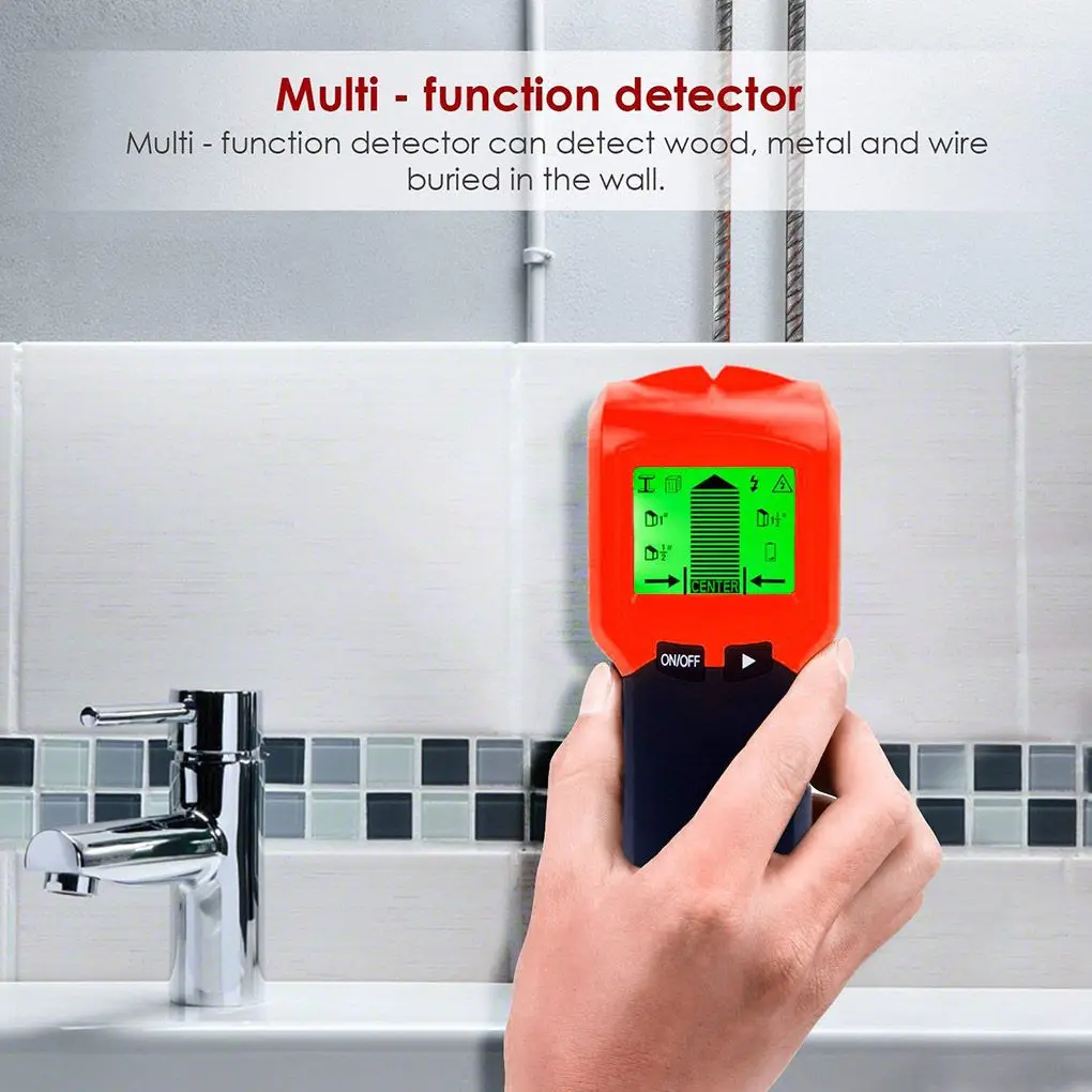 

Stud Wall finder Wall Detector Multi Function Center-Finding Stud Finders for AC Wire Metal Wood