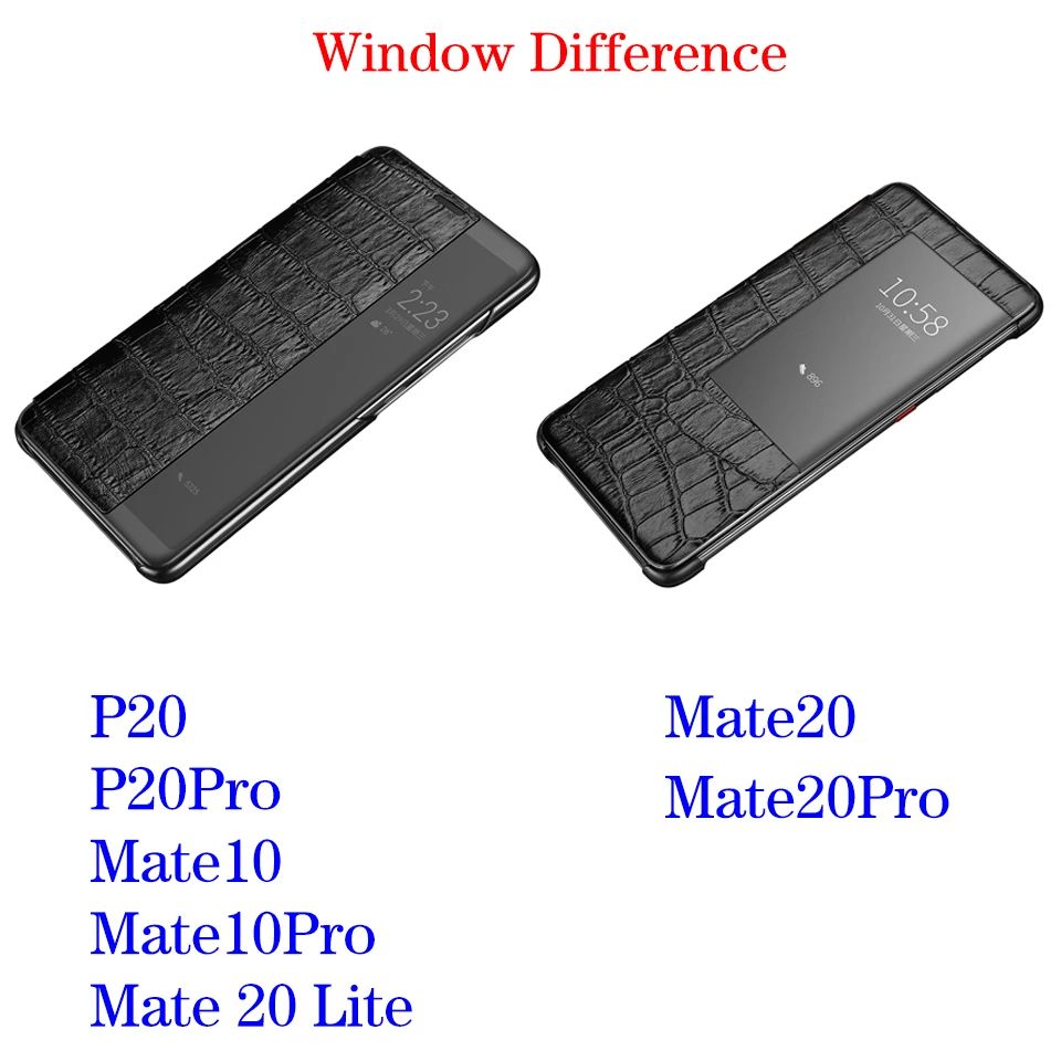 Умный флип чехол с окошком для сенсорного экрана Huawei Mate 20 10 P20 P30 Pro Mate20 Lite