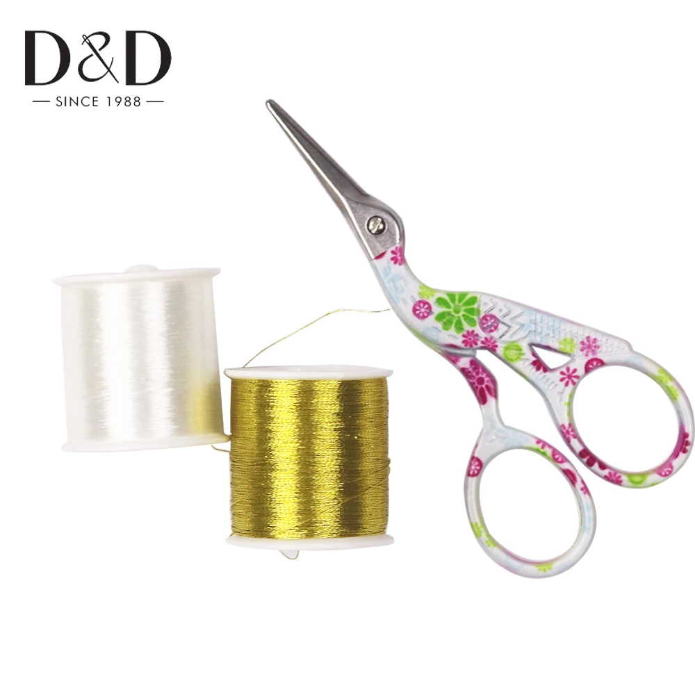 D&D Home Handcraft Sewing Kits Glod/Sliver Polyester Sewing Thread