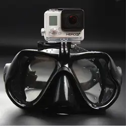 Дайвинг маска подводное плавание плавательные очки Gopro xiaoyi xiaomi Камера водных видов спорта DV Широкий формат Профессиональный Подводный