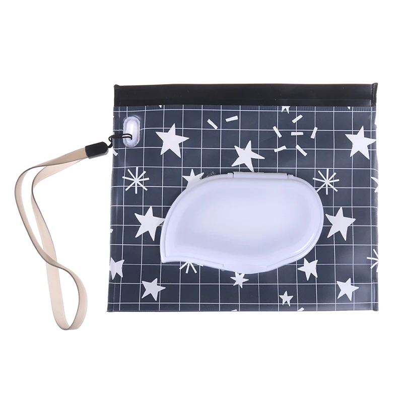 1PCS Baby Wet Wipes Bag Skin Care Outdoor Travel Eco-friendly Clutch and Clean Wipes Container Reusable Wet Cover