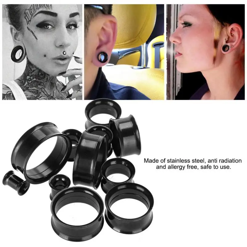Buy 3 PCS Acrylic Ear Plug Tunnels Cute Ear Expanders