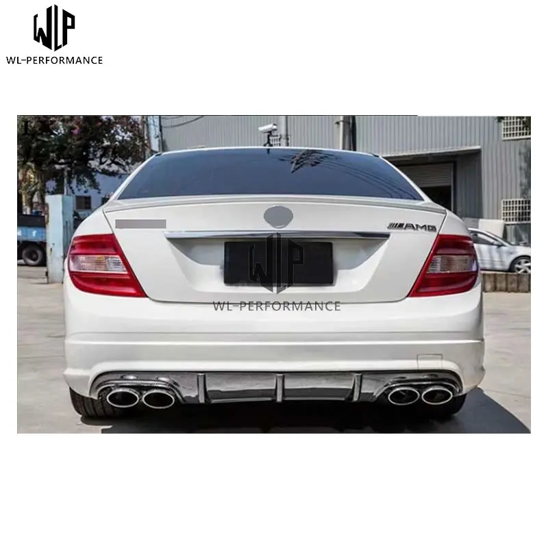 C Класс углеродного волокна(AMG автомобильный комплект кузова) задний спойлер хвост губ для Mercedes Benz w204 C63 AMG 07-11 Автомобиль Стайлинг использование