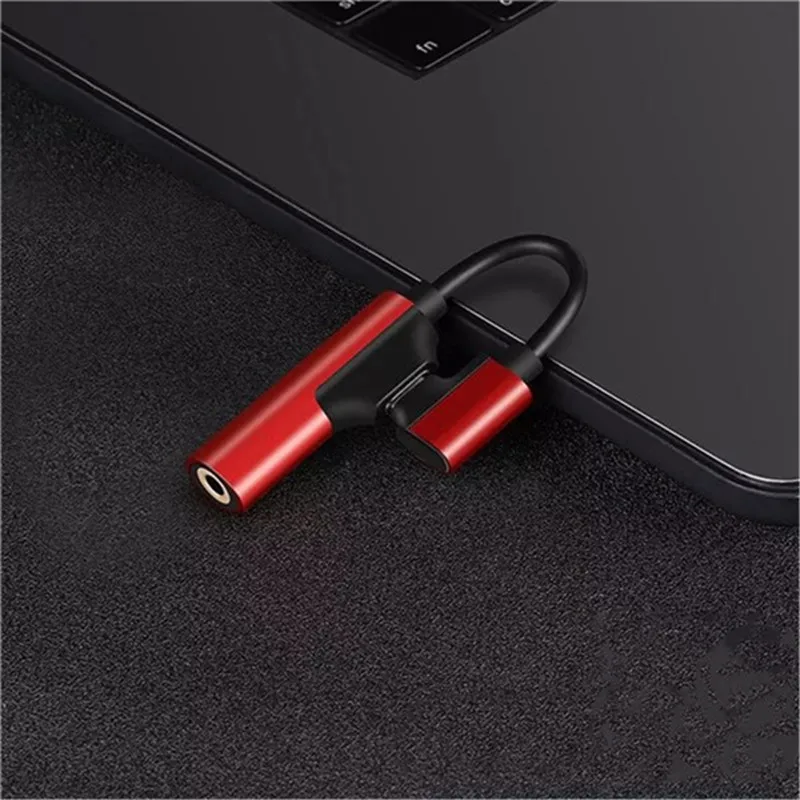 Адаптер USB type C 3 5 мм c OTG конвертер 4 в 1 зарядное устройство и прослушивание звонков