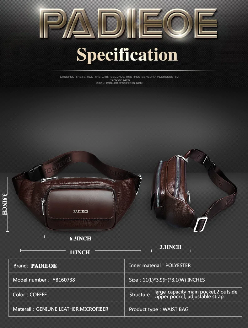 Cheap waist belt bag