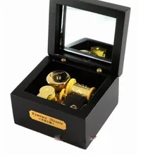 Laxury 18 Примечание Wind-Up деревянная музыкальная шкатулка играть ветер лес от Мой сосед Тоторо, золотой движения