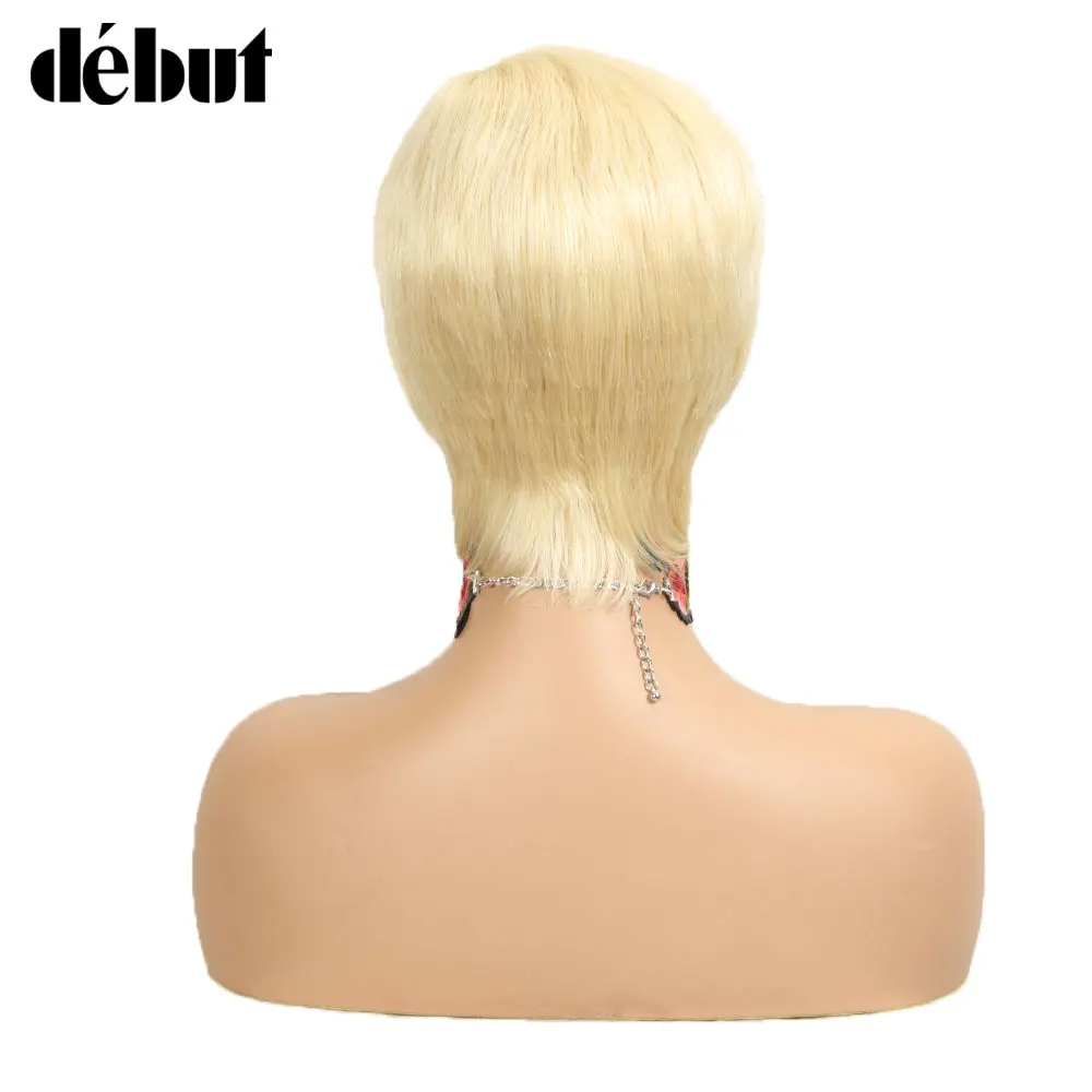 Дебютный бразильский Реми короткий Боб человеческие волосы парики для черных женщин блонд парики человеческие волосы 613 Омбре короткие прямые человеческие волосы парики