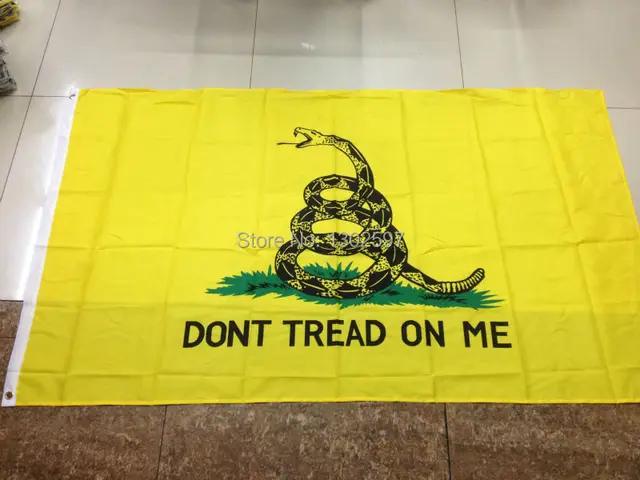 free shipping 3ft x 5ft hanging united states flag gadsden flag usa