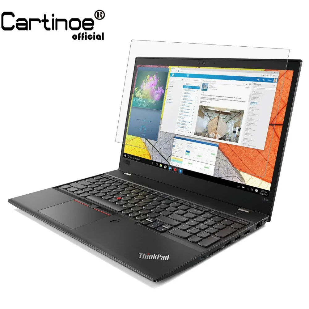 Cartinoe 15,6 дюймов Защитная плёнка для экрана ноутбука для lenovo Thinkpad T580 T570 15," Ноутбук Hd кристально чистая Lcd Защитная пленка 2 шт