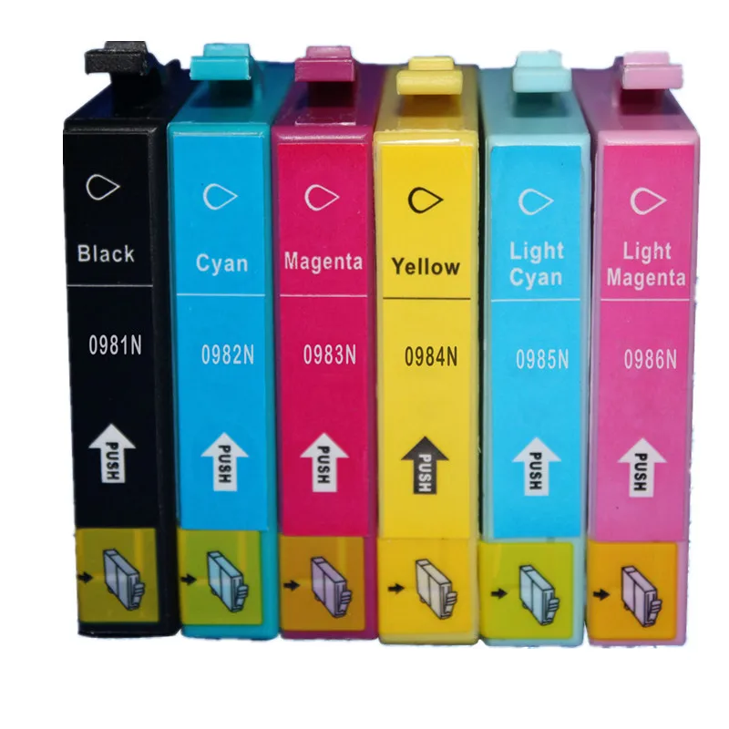 Replacement 12 Pack 2 Set T0981 E 0981 T0986 Ink Cartridges Cartridge