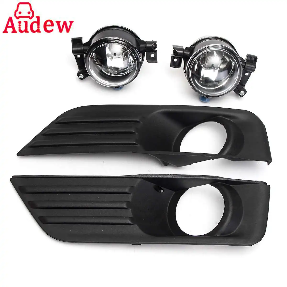 

2Pcs Car Bumper Front Fog Lights Lamp Day Running Light Cover Grille Kit Set For Ford/Focus 2005-2007