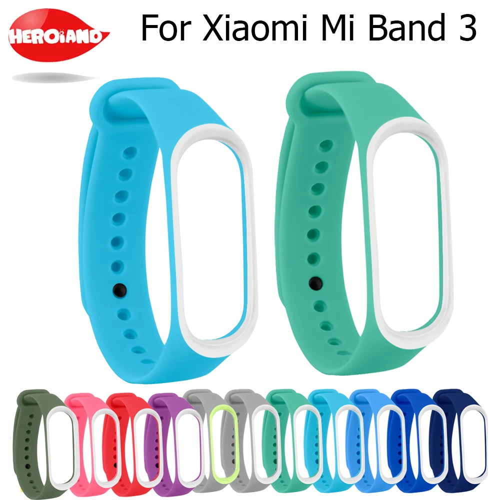 Браслет для браслета Miband 3 ремешок Mi band аксессуары замены силиконовый xiaomi mi умные