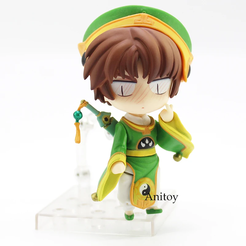 Аниме мультфильм карточка Captor Sakura Li Syaoran Nendoroids кукла 763 ПВХ фигурка Коллекционная модель игрушки 10 см