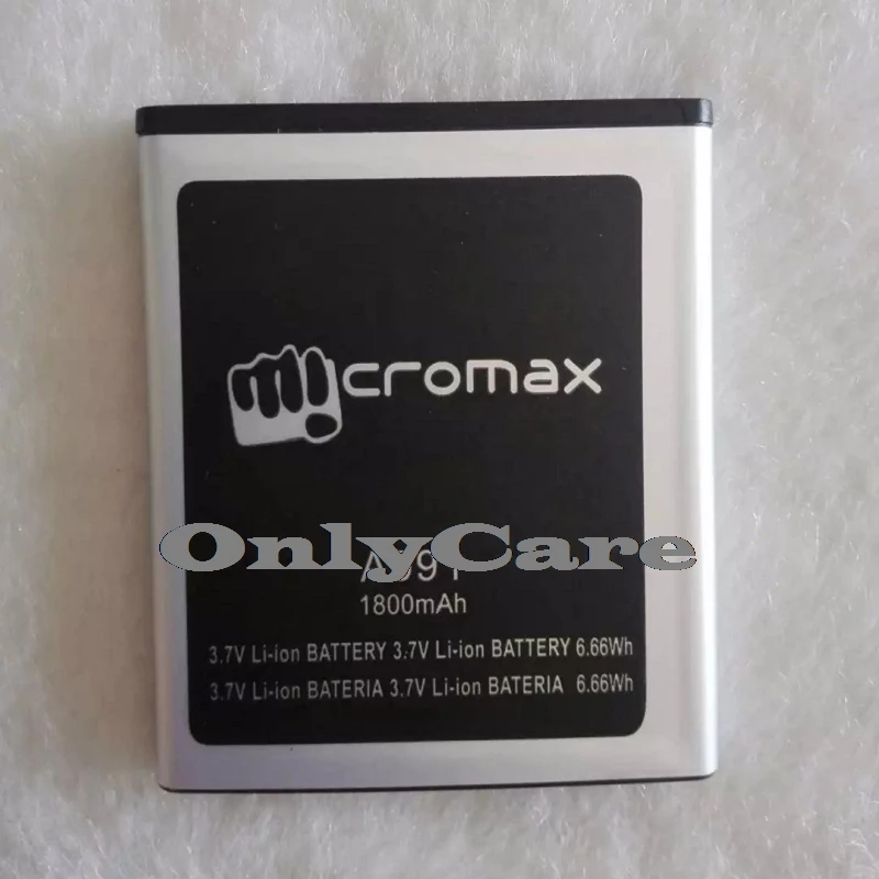 Micromax A091 1800mAh Mobile Replacement Li-ion Polymer Battery Bateria for Batterie Accumulator | Мобильные телефоны и