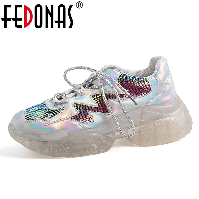 

FEDONAS Top Quality Women Sneakers Corss-tied Flats Shoes Woman Four Season Party Dancing Shoes 2019 Women's Sports Shoes Flats