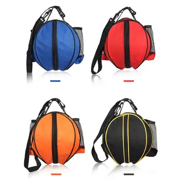 

HobbyLane Sport Bag Basketball Ball Football Volleyball Backpack Handbag Round Shape Adjustable Shoulder Strap Knapsacks Storage