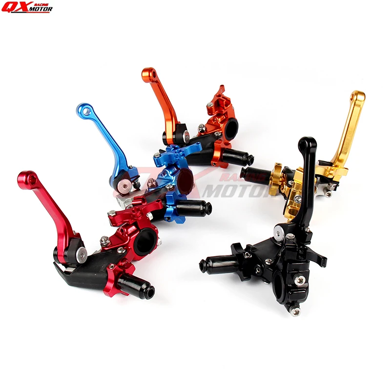 Universal Motorcycle CNC 360 degree's Folding Clutch Lever Fit CRF KLX YZF RMZ KAYO BSE Dirt Bike MX Motocross Enduro Off Road