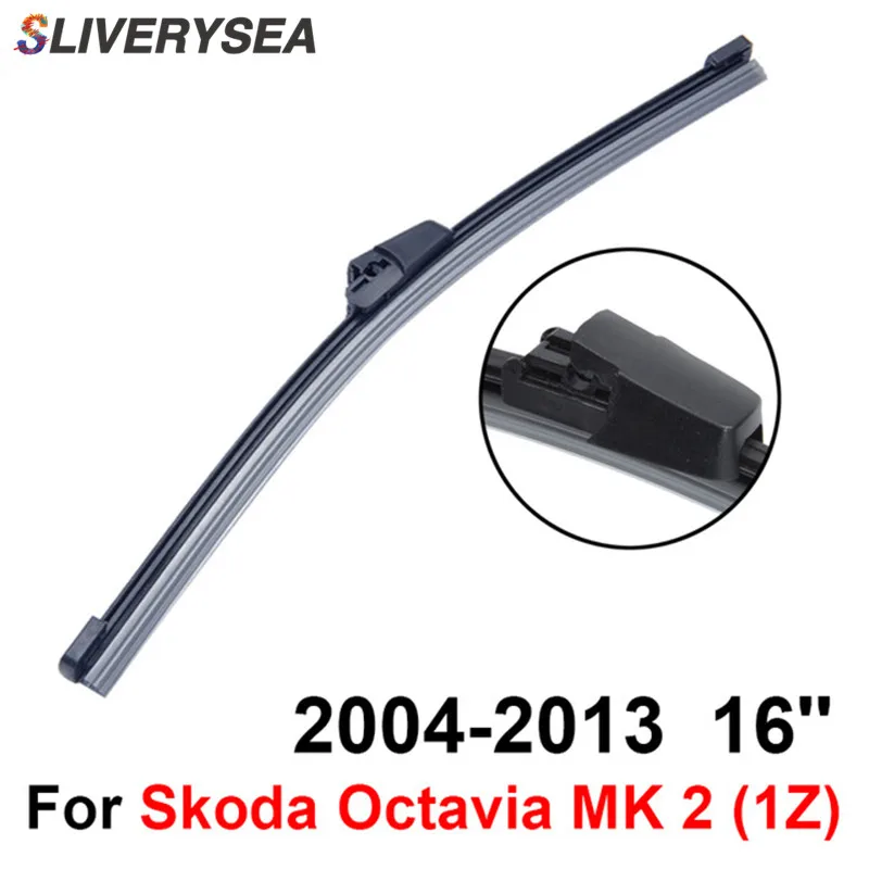 

SLIVERYSEA Rear Wiper Blade No Arm For Skoda Octavia MK 2 (1Z) 2004-2013 16'' 5 door estate High Quality Iso9001 Natural Rubber