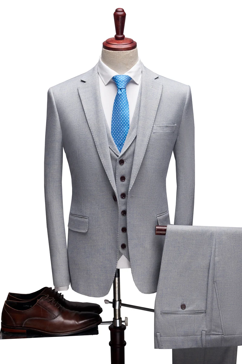 Мужской Блейзер формальный Деловой из трех предметов|Костюмы| |