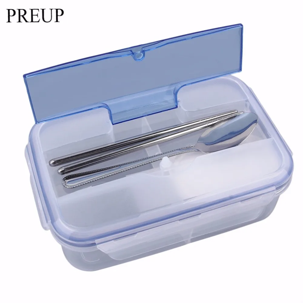 

PREUP Modern Ecofriendly Outdoor Portable Microwave tableware Dinnerware with Soup Bowl dinnerware Cutlery Set Containers