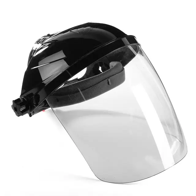 New Transparent Lens Anti-UV Anti-shock Welding Helmet Face Shield Solder Mask Face Eye Protect Shield Anti-shock