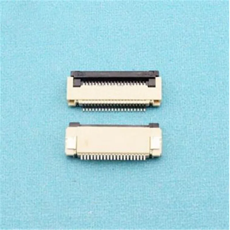 100pcs/lot 1.0mm 20P Down Clamshell Connector FFC FPC 1.0mm Pitch 20Pin