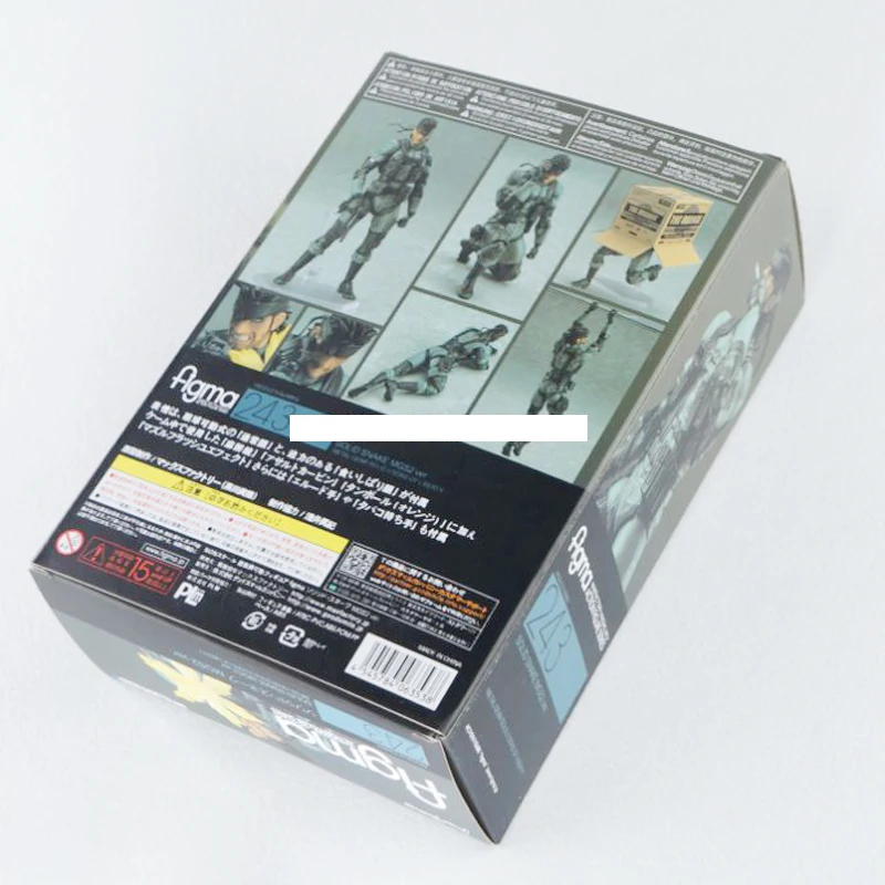 ПВХ Аниме игры MGS2 Figma 243 твердая змея экшн-фигурка металлическая Шестерня Твердые сыновья свободы подвижная Сборная модель игрушки для мальчиков подарок