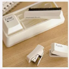 MIRUI канцелярские принадлежности скрепки для бумаги в форме магнит+ удар+ степлер+ клавиатура щетка Канцтовары офисный школьный принадлежности