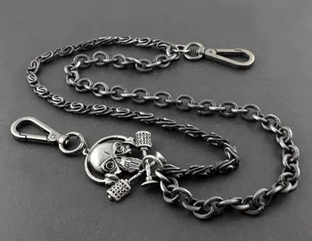 

Men's Biker Punk Trucker Safe Wallet chain Pants Fob Jean Purse Chain YL-48