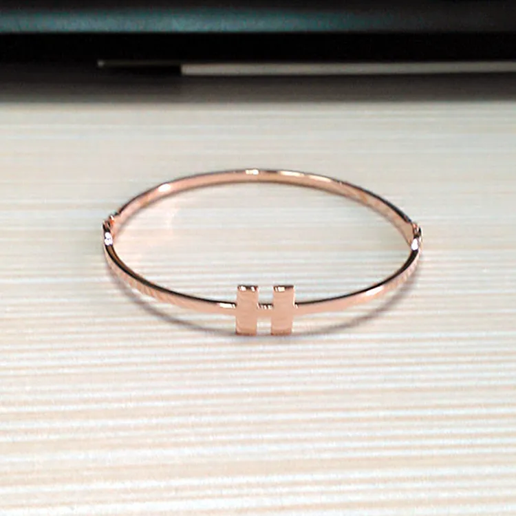 font b Fashion b font font b jewelry b font bracelet Rose gold light face